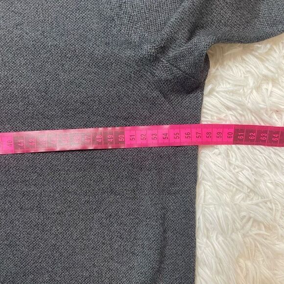 Banana Republic Sweater Mens Large Gray Luxury Blend Crew Neck Silk Cotton Cashm - Picture 8 of 8